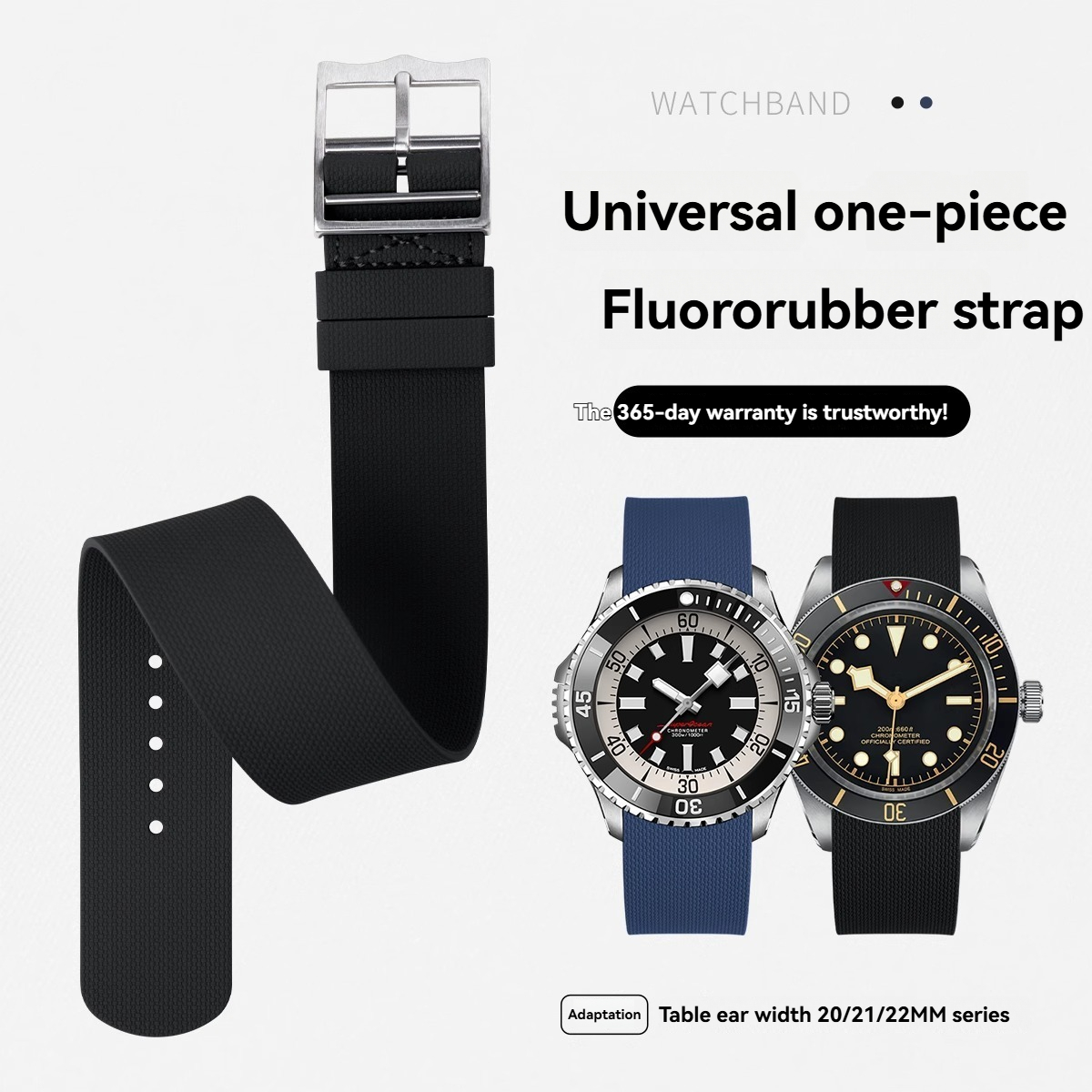 Nato Strap Nylon - 20mm 21mm 22mm pour Tudor Omega