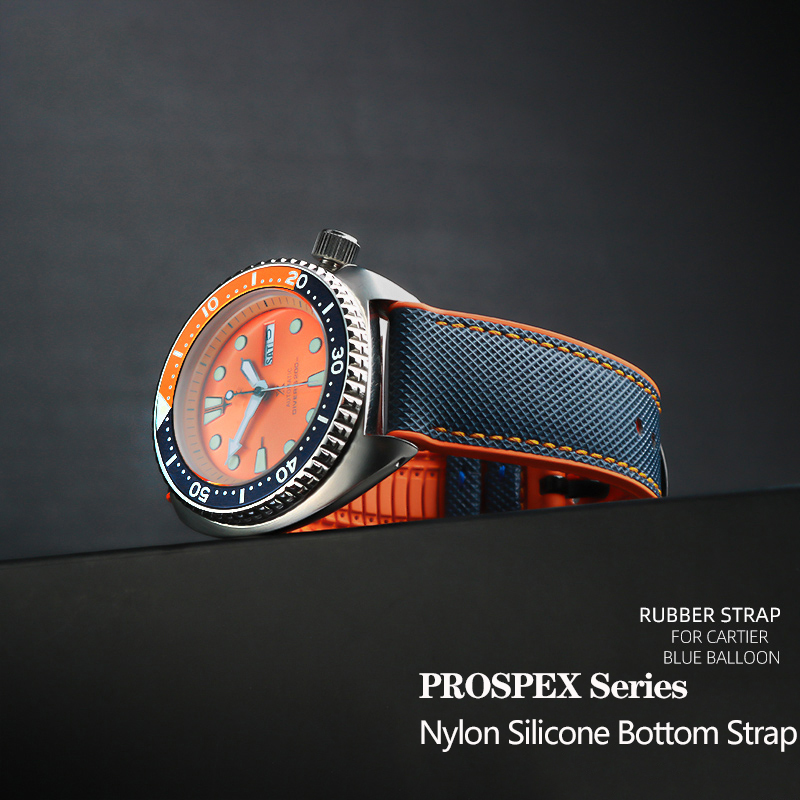 Seiko Watch Prospex - Bracelet de montre inférieur en Nylon