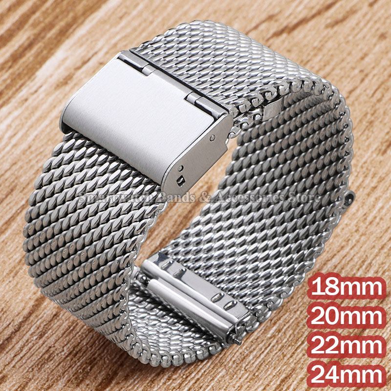 Bracelet en acier à maille mil - Mesh Strap Metal avis et prix