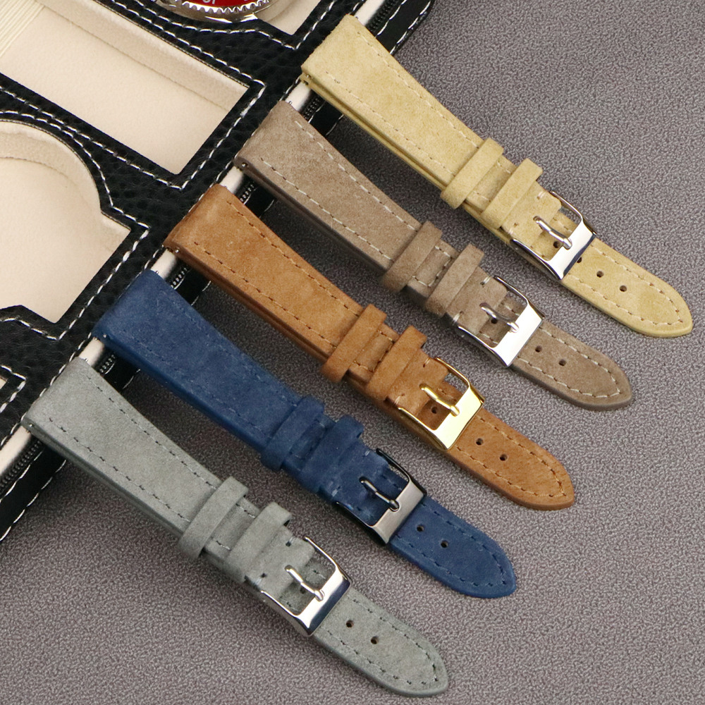 Bracelet de montre en cuir sué - Leather Strap Quick Release avis et prix